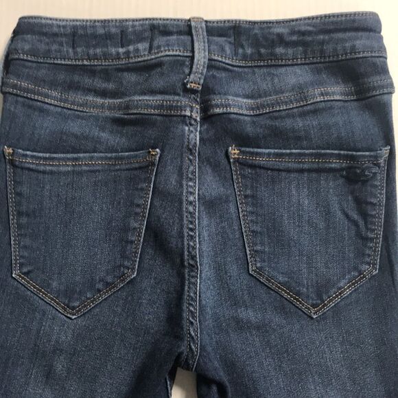 HOLLISTER High-Rise Jean Legging Sz 1 (25x28) Advanced Stretch Ripped Jeggings 3 - Picture 1 of 12
